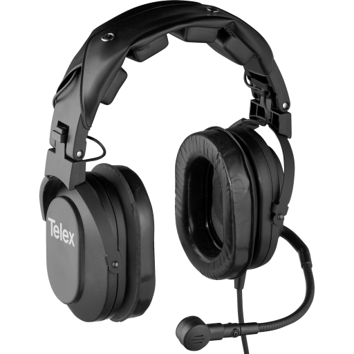 HR-2 A4F HR2, DUAL-SIDED FULL CUSHION MEDIUM WEIGHT NOISE REDUCTION HEADSET, A4F CONNECTOR